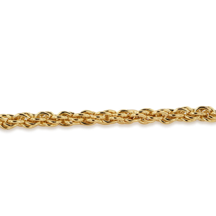 Halskæde, cordel i forgyldt messing 40-50 cm Beadhouse of Copenhagen