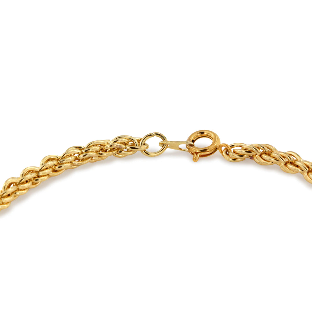 Halskæde, cordel i forgyldt messing 40-50 cm Beadhouse of Copenhagen