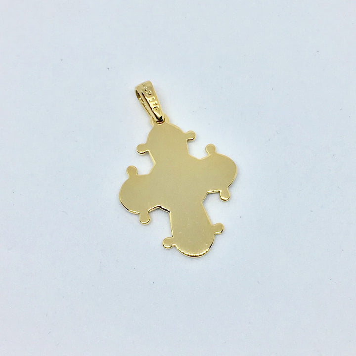 Find Vedhæng, dagmarkors, forgyldt sterlingsølv, 15 x 13 mm hos Beadhouse of Copenhagen i dag, med en altid hurtig levering!