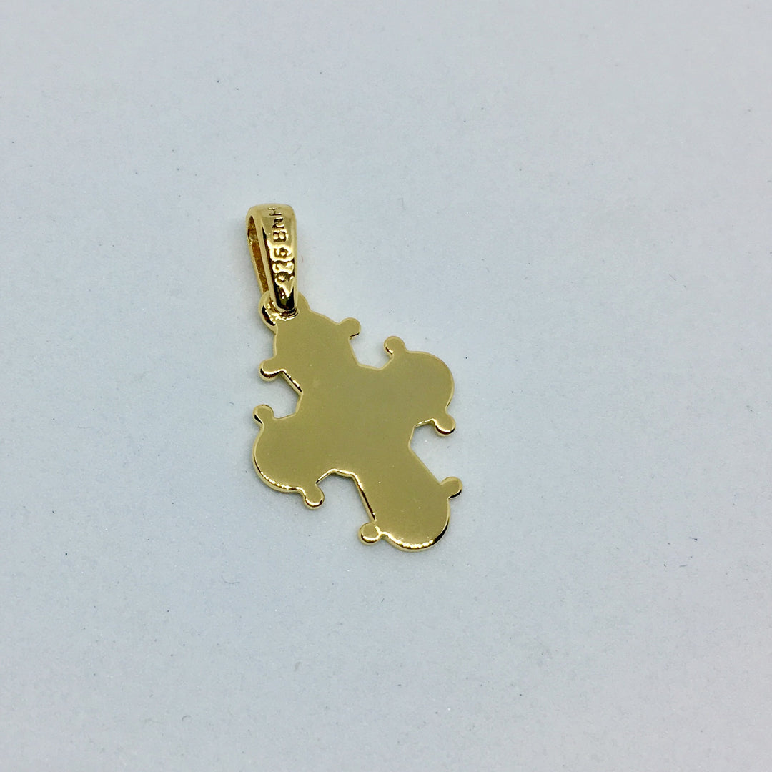 Find Vedhæng, dagmarkors, forgyldt sterlingsølv, 15 x 13 mm hos Beadhouse of Copenhagen i dag, med en altid hurtig levering!