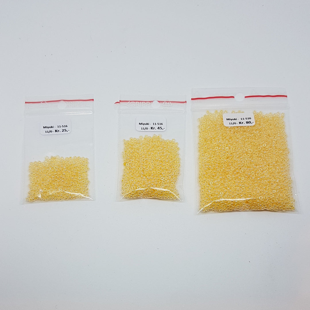 Find Gule glasperler, miyuki rocailles seed beads, ceylon light daffodil hos Beadhouse of Copenhagen i dag, med en altid hurtig levering!