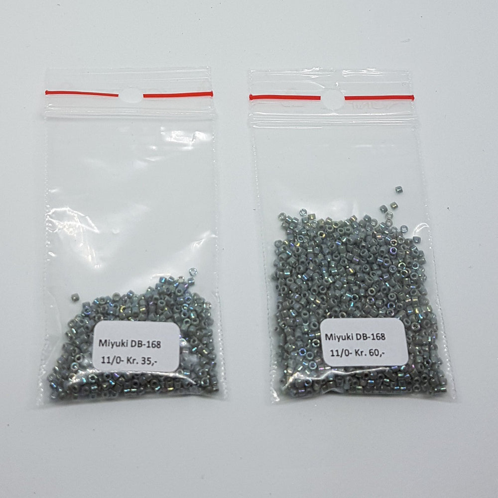 Find Grå glasperler, miyuki delica beads, opaque ab grey hos Beadhouse of Copenhagen i dag, med en altid hurtig levering!