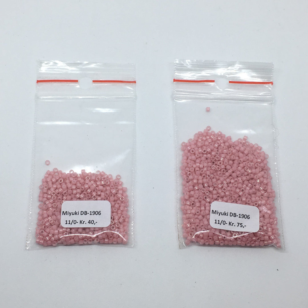 Find Lyserøde glasperler, miyuki delica beads, opaque rosewater hos Beadhouse of Copenhagen i dag, med en altid hurtig levering!