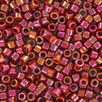 Find Røde glasperler, miyuki delica beads, opaque glazed dark red hos Beadhouse of Copenhagen i dag, med en altid hurtig levering!