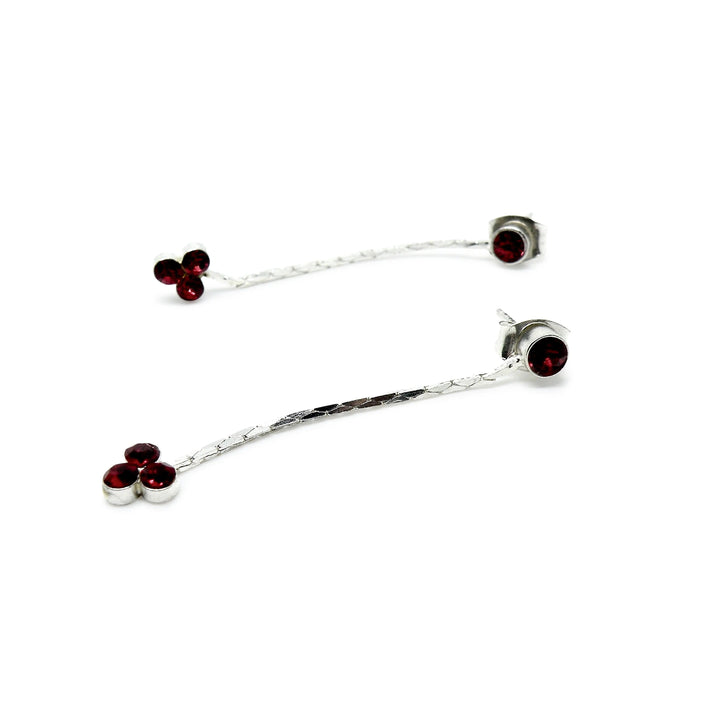 Øreringe, ørestikkere cobra kæder med motiv, forsølvet messing, 3 typer Beadhouse of Copenhagen