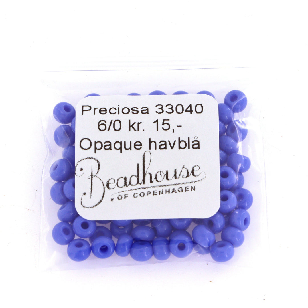 Find Blå glasperler, preciosa, natural opaque violet blue, storkøb hos Beadhouse of Copenhagen i dag, med en altid hurtig levering!