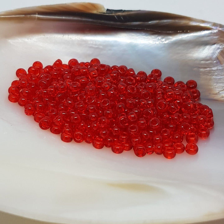 Find Røde glasperler, preciosa, natural transparent red, storkøb hos Beadhouse of Copenhagen i dag, med en altid hurtig levering!