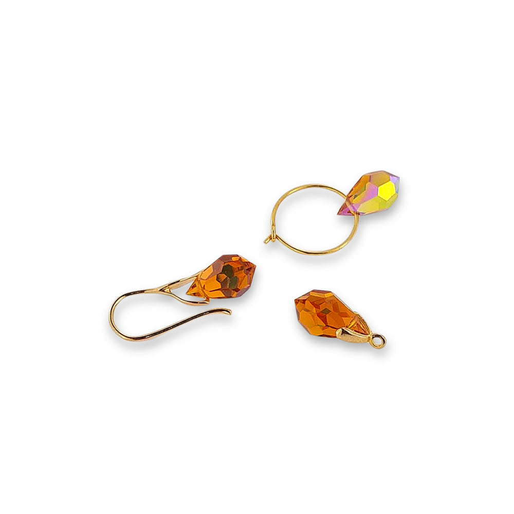 Find Lilla glasperler, preciosa crystal drops, light amethyst ab, 6 x 10 mm hos Beadhouse of Copenhagen i dag, med en altid hurtig levering!
