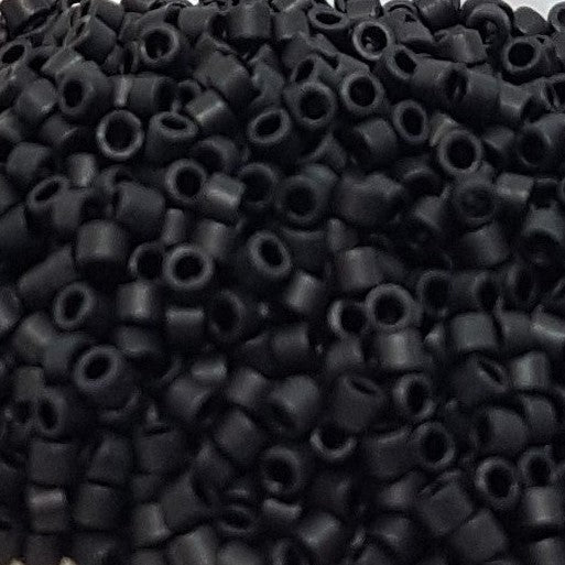 Find Sorte glasperler, miyuki delica beads, opaque matte black hos Beadhouse of Copenhagen i dag, med en altid hurtig levering!