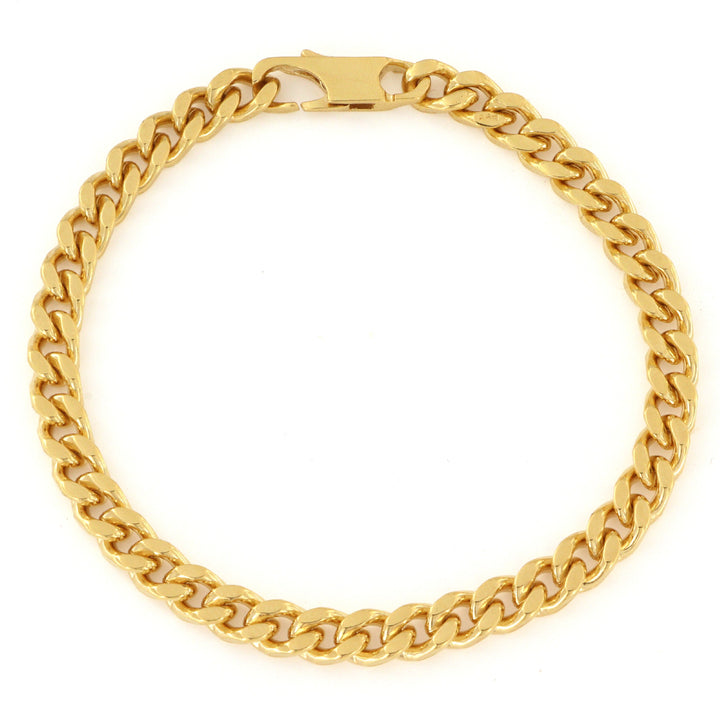 Find Armbånd, panser facet kæde, forgyldt messing, 16-17 cm/5,3 mm hos Beadhouse of Copenhagen i dag, med en altid hurtig levering!
