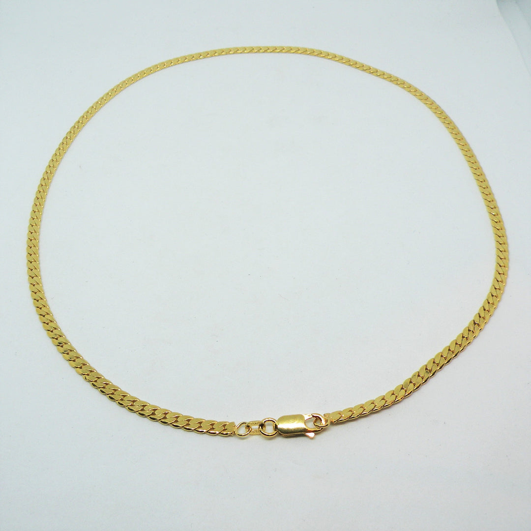 Find Halskæde, sildeben kæde, forgyldt sterlingsølv, 40, 45 cm/3,4 mm hos Beadhouse of Copenhagen i dag, med en altid hurtig levering!