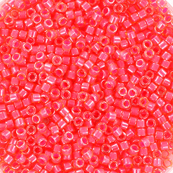 Find Pink glasperler, miyuki delica beads, luminous poppy red hos Beadhouse of Copenhagen i dag, med en altid hurtig levering!