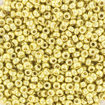 Find Guld glasperler, miyuki rocailles seed beads, duracoat galvanized pale soft gold hos Beadhouse of Copenhagen i dag, med en altid hurtig levering!