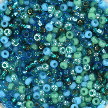 Find Blandede glasperler, miyuki rocailles, blue lagoon hos Beadhouse of Copenhagen i dag, med en altid hurtig levering!