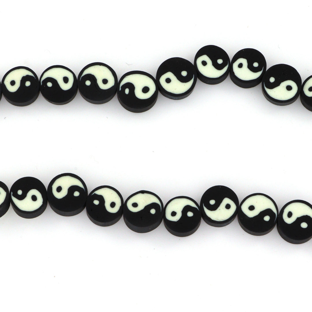Find Diverse perler, yin og yang gummiperle, 10 x 4mm hos Beadhouse of Copenhagen i dag, med en altid hurtig levering!